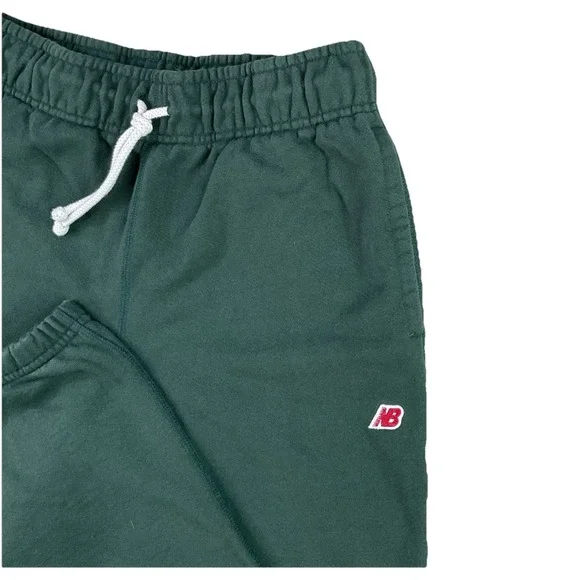 New Balance Sweatpants Green Made In USA Core‎ Teddy Santis Joggers Men Sz MT - Picture 7 of 12